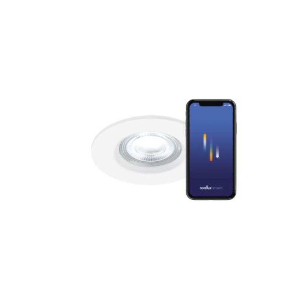 Nordlux Spot Connecté Don Noir IP65 RGB et Blanc Variable