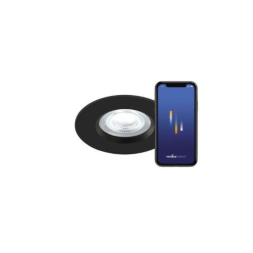 Nordlux Dorado Smart Spot LED Noir 4.7W 360lm 36D Nordlux Spot Encastrable Connecté Dorado Noir IP65