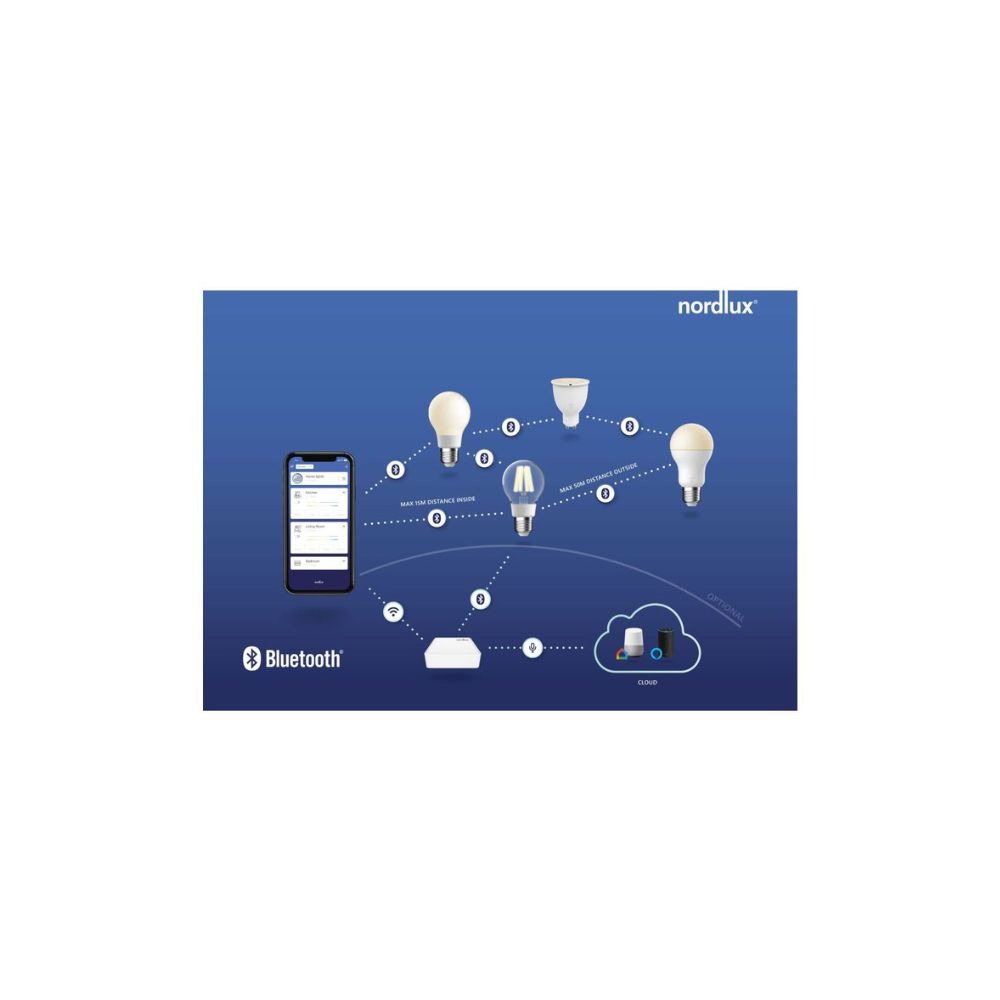 Nordlux Spot Encastrable Connecté Dorado Noir IP65