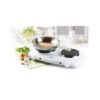 DOMO Plaque de Cuisson Électrique Autonome - 2 Zones Ø 18,5cm & 15,5cm - 2500W