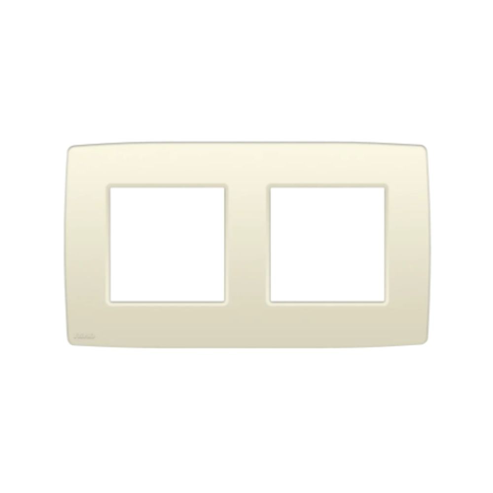Niko Original Plaque de Recouvrement Double Entraxe 71 mm Crème