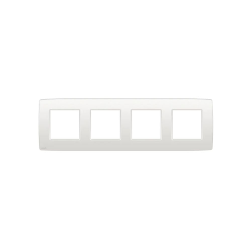 Plaque de recouvrement quadruple, entraxe de 71 mm, couleur Niko Original white Niko Original Plaque de Recouvrement Quadruple Entraxe 71 mm Blanc