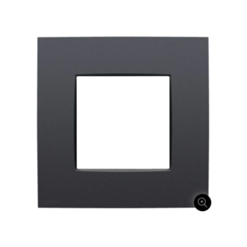 Plaque de recouvrement simple, couleur Niko Intense anthracite coated Niko Pure Plaque de Recouvrement Simple Anthracite