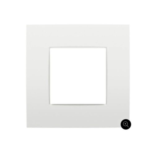 Plaque de recouvrement simple, couleur Niko Intense white Niko Intense Plaque de Recouvrement Simple White