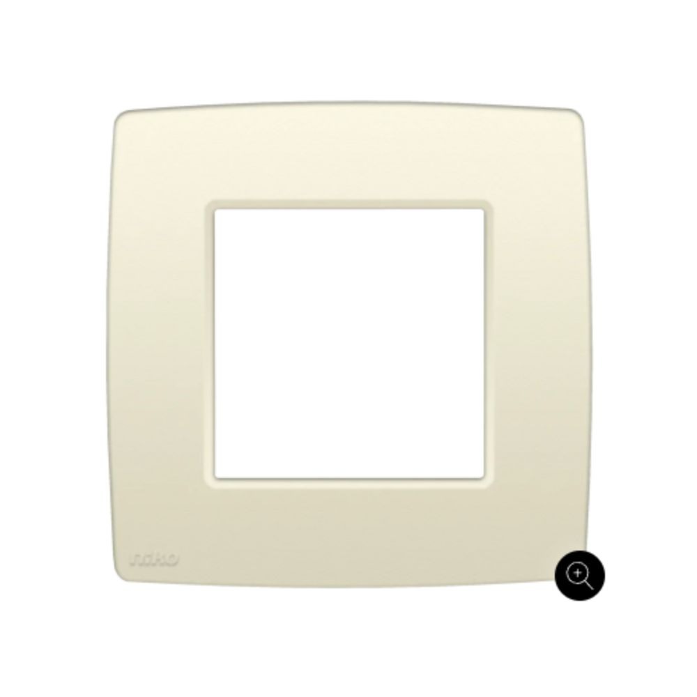 Plaque de recouvrement simple, couleur Niko Original cream Niko Original Plaque de Recouvrement Simple Crème