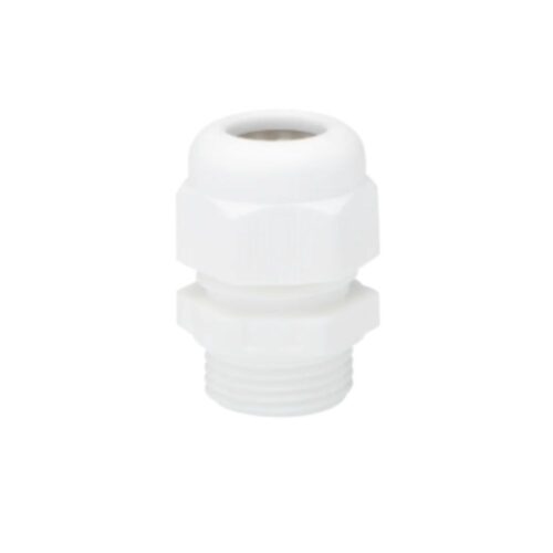 Presse-étoupe M20 balnc Niko Hydro Presse-Étoupe M20 Étanche IP68 Blanc