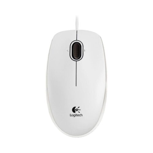 Souris Filaire Logitech B100 - Blanche 800 DPI