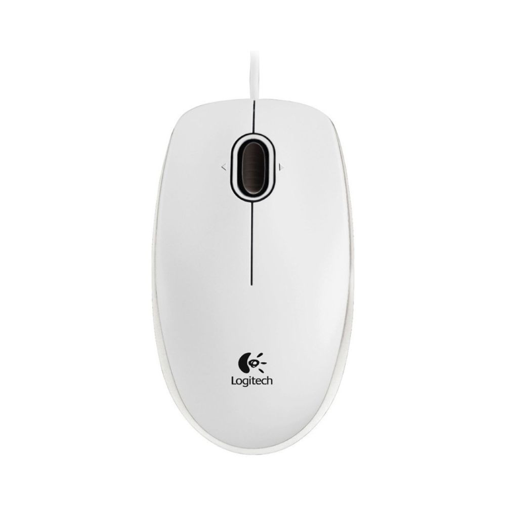 Souris Logitech B100 blanche Souris Filaire Logitech B100 - Blanche 800 DPI