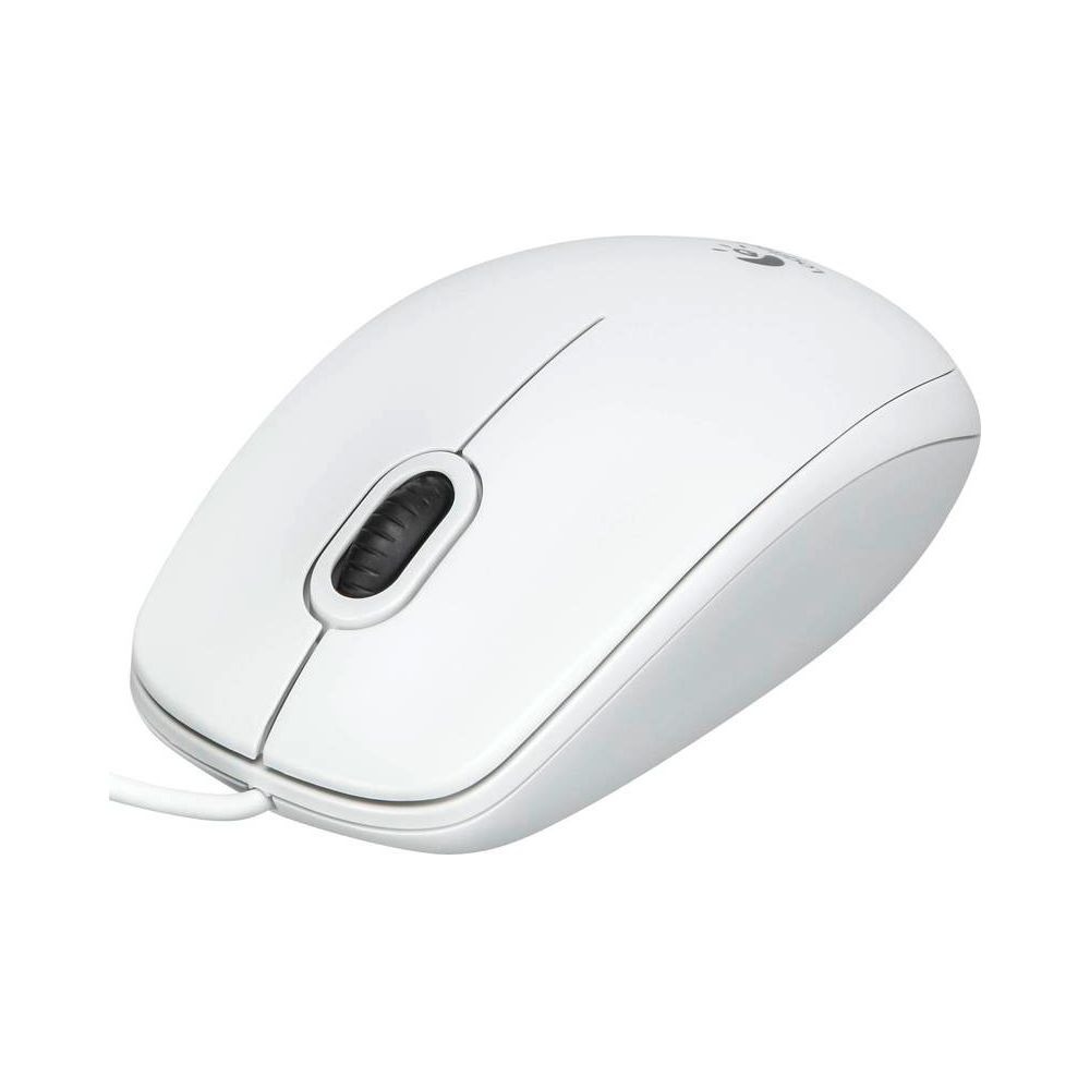 Souris Logitech B100 blanche2 Souris Filaire Logitech B100 - Blanche 800 DPI