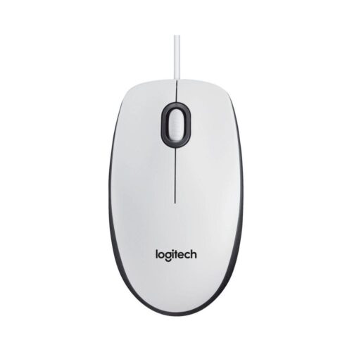 Souris Filaire Logitech M100 - Blanche 1000 DPI