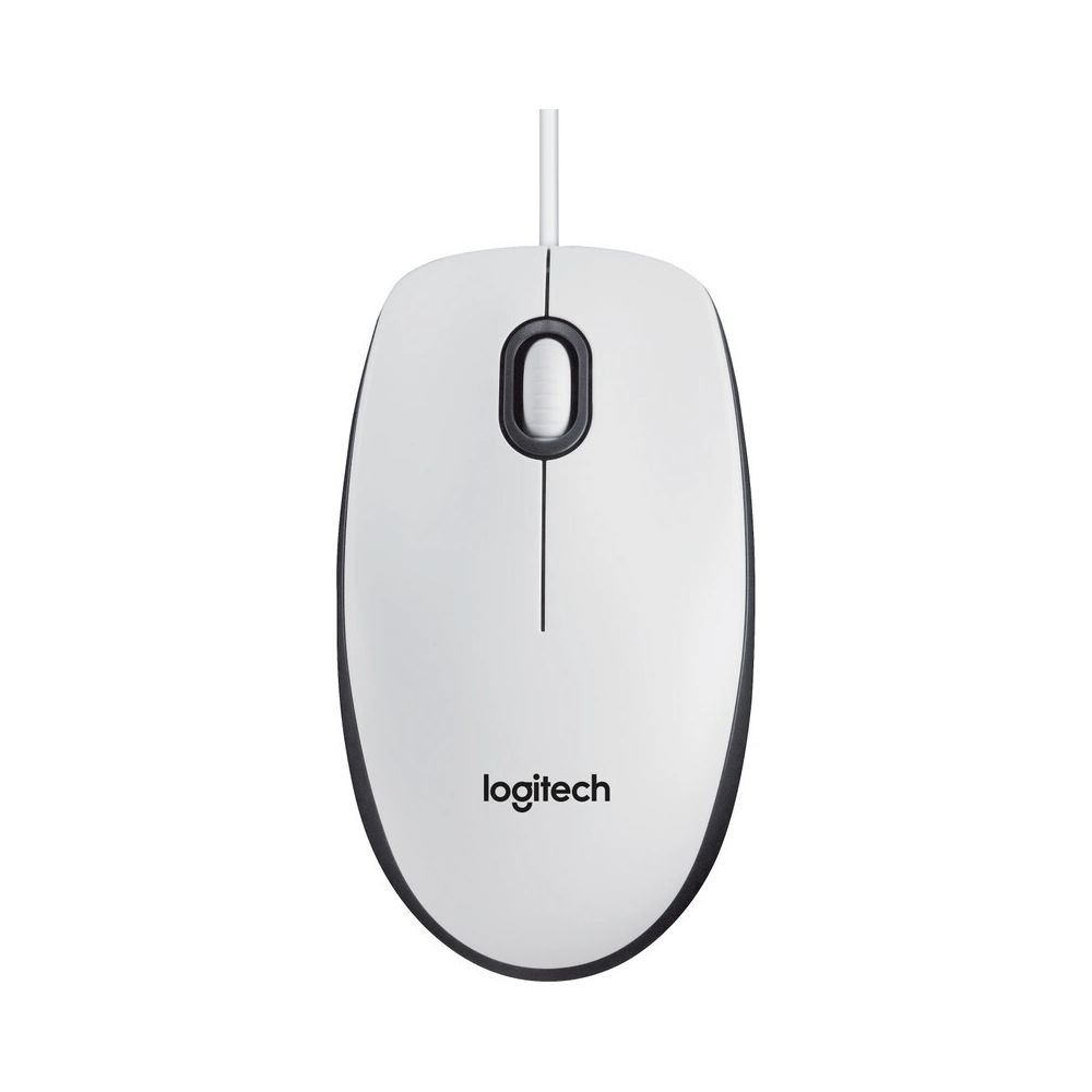 Souris Filaire Logitech M100 - Blanche 1000 DPI