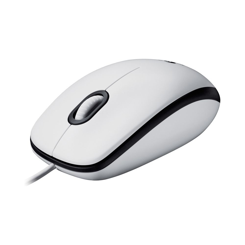Souris Filaire Logitech M100 - Blanche 1000 DPI