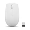 Souris sans fil Lenovo 300 - Blanche, Ambidextre 1000 DPI