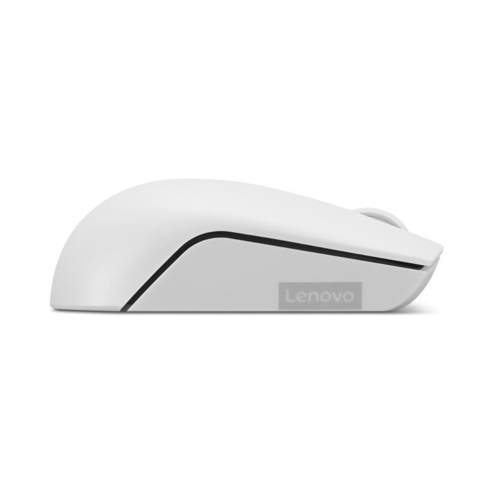 Souris sans fil Lenovo 300 - Blanche, Ambidextre 1000 DPI