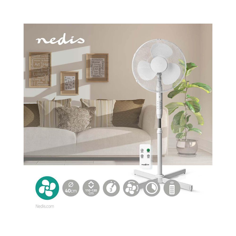 Ventilateur sur pied Nedis