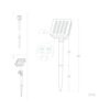 Bright Choice Guirlande lumineuse LED Moonballs ABS 1W 20lm - 830 Blanc Chaud Solar2 Bright Choice Guirlande Lumineuse LED Moonballs Solaire