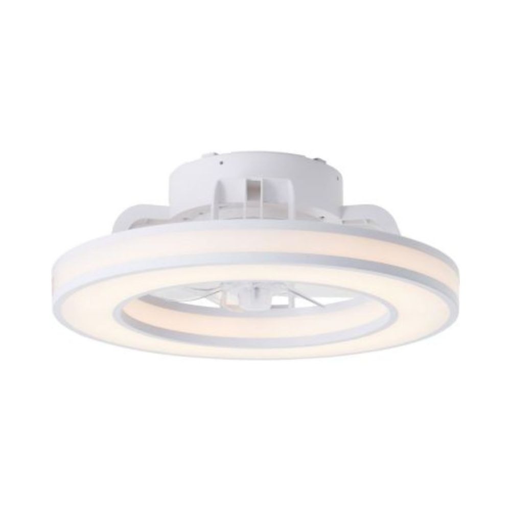Brilliant Ventilateur de Plafond Mondello Blanc avec Télécommande