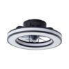 Brilliant Ventilateur de Plafond Mondello Noir avec Télécommande