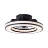 Brilliant Ventilateur de Plafond Mondello Noir avec Télécommande