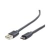 Câble Gembird USB-A mâle vers USB-C mâle - 3,00 m - Noir - CCP-USB2-AMCM-101 Câble Gembird USB-A mâle vers USB-C mâle - 3,00 m - Noir - CCP-USB2-AMCM-10