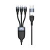 Câble USB Conceptronic ETTA05B15 4-en-1 - USB-C Micro-USB Lightning - 1,50 m - Noir Câble USB Conceptronic ETTA05B15 4-en-1 - USB-C / Micro-USB / Lightning - 1,50 m - Noir