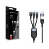 Câble USB Conceptronic ETTA05B15 4-en-1 - USB-C Micro-USB Lightning - 1,50 m - Noir2 Câble USB Conceptronic ETTA05B15 4-en-1 - USB-C / Micro-USB / Lightning - 1,50 m - Noir