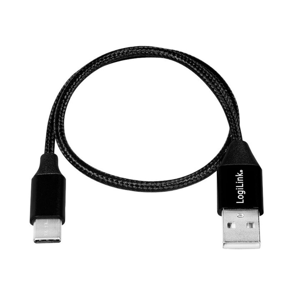 Câble USB LogiLink USB-C mâle vers USB-A mâle - 1,00 m - Noir1 Câble USB LogiLink USB-C mâle vers USB-A mâle - 1,00 m - Noir