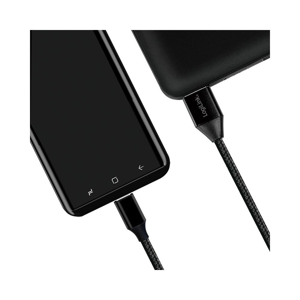 Câble USB LogiLink USB-C mâle vers USB-A mâle - 1,00 m - Noir2 Câble USB LogiLink USB-C mâle vers USB-A mâle - 1,00 m - Noir