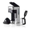 Cafetière Filtre Trebs 1,5L | Programmable 24h | 12 Tasses | Acier Inoxydable & Écran Tactile