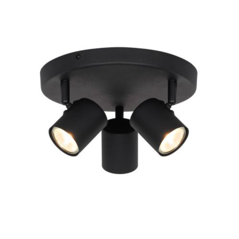 D'Lite Plafonnier Trop Métal Sablonneux Noir