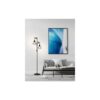 Eglo Lampadaires Salon Townshend 5 Acier Bois Noir | IP20 - Convient pour 2x E27
