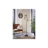 Eglo Lampadaires Salon Townshend 5 Acier Bois Noir | IP20 - Convient pour 2x E27