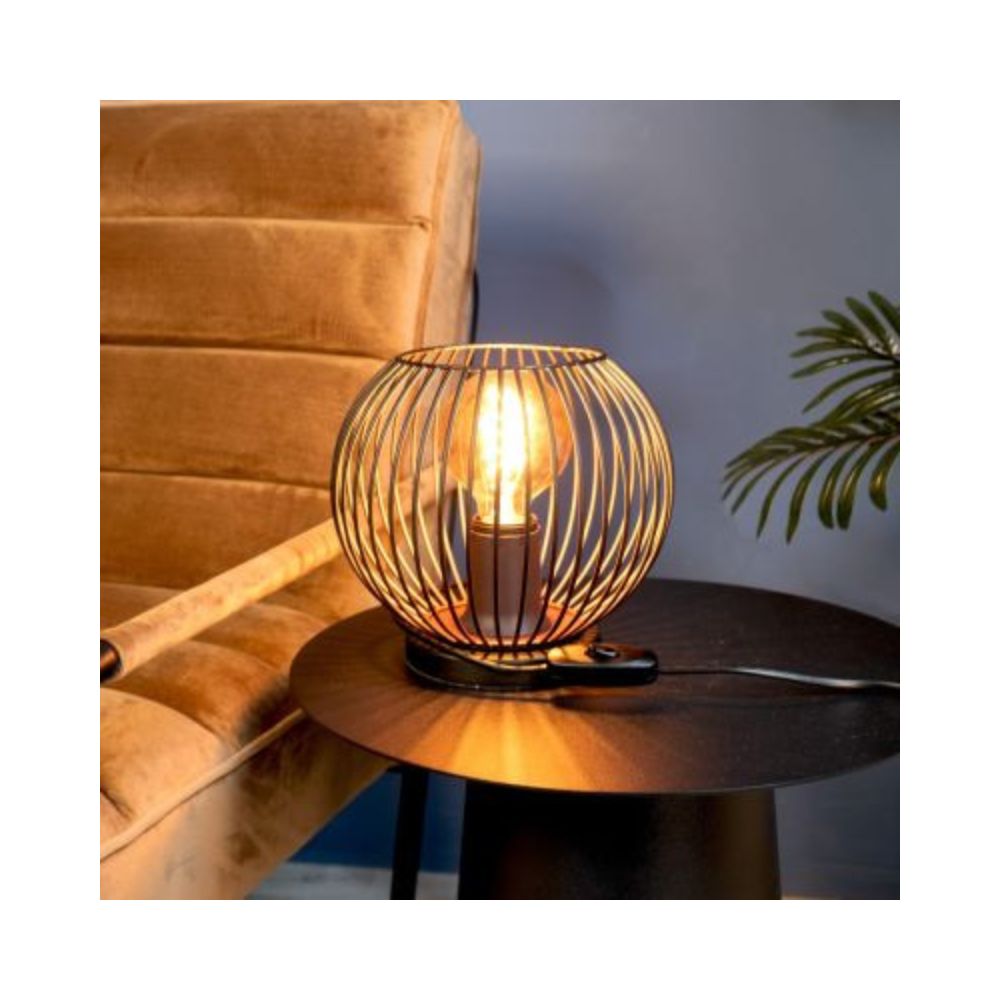 Eglo Lampe De Chevet Almanzora Acier Noir Cuivre