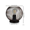 Eglo Lampe De Chevet Almanzora Acier Noir Cuivre