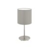 Eglo Lampe De Chevet Pasteri Acier Nickel Satiné