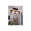Eglo-Plafonnier-Townshend-5-Acier-Bois-Noir-IP20-Convient-pour-3x-E271-2.jpg Eglo Plafonnier Townshend 5 Acier Bois Noir | IP20 - Convient pour 3x E27