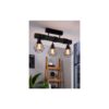 Eglo-Plafonnier-Townshend-5-Acier-Bois-Noir-IP20-Convient-pour-3x-E273-1.jpg Eglo Plafonnier Townshend 5 Acier Bois Noir | IP20 - Convient pour 3x E27