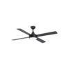 Eglo Plafonnier Ventilateur Trinidad Acier Noir - 19W - 2300lm - CCT (830-840-865) - IP20 Eglo Ventilateur de Plafond Trinidad Acier Noir