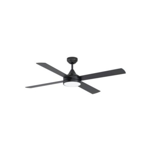 Eglo Plafonnier Ventilateur Trinidad Acier Noir - 19W - 2300lm - CCT (830-840-865) - IP20 Eglo Ventilateur de Plafond Trinidad Acier Noir