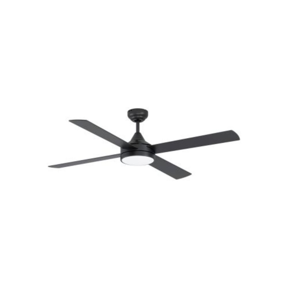 Eglo Plafonnier Ventilateur Trinidad Acier Noir - 19W - 2300lm - CCT (830-840-865) - IP20 Eglo Ventilateur de Plafond Trinidad Acier Noir