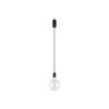 Eglo Suspension Luminaire Vignanello Noir 1 - LED 827 Blanc Très Chaud - IP44 - À Piles Eglo Suspension Extérieure Vignanello Noir à Piles