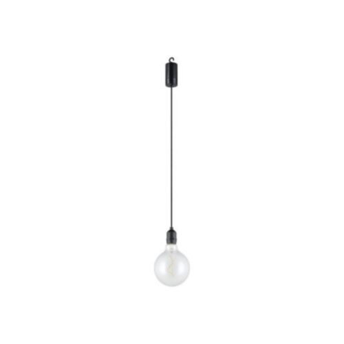 Eglo Suspension Luminaire Vignanello Noir 1 - LED 827 Blanc Très Chaud - IP44 - À Piles Eglo Suspension Extérieure Vignanello Noir à Piles