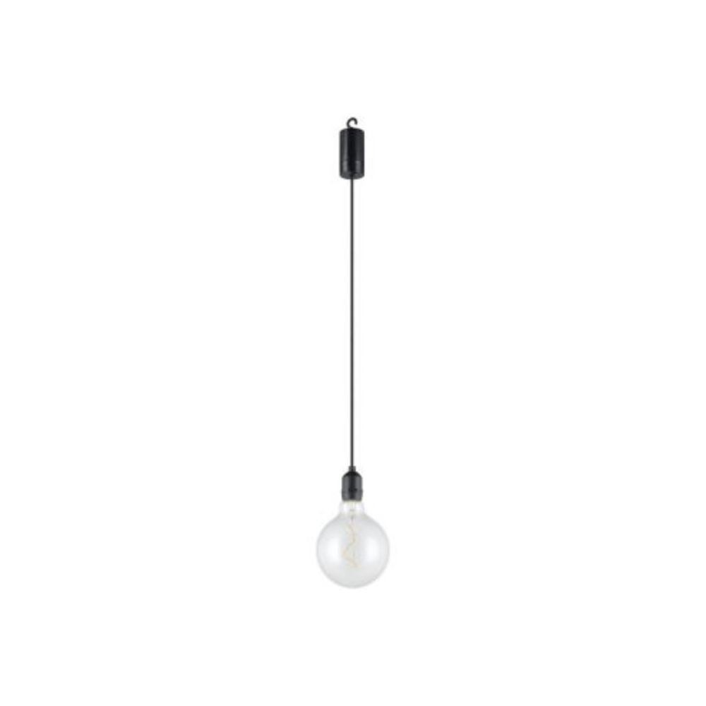 Eglo Suspension Luminaire Vignanello Noir 1 - LED 827 Blanc Très Chaud - IP44 - À Piles Eglo Suspension Extérieure Vignanello Noir à Piles