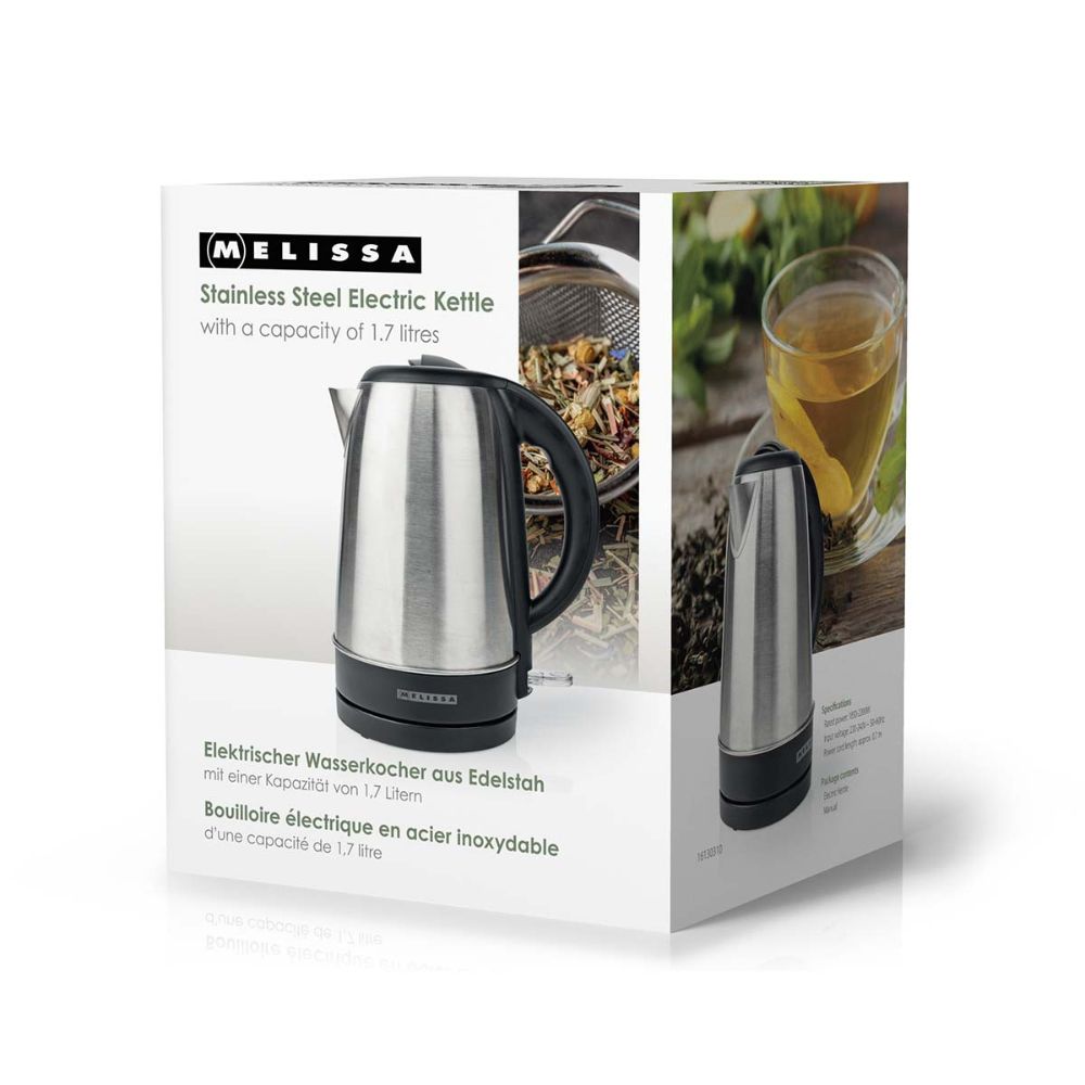 MELISSA Bouilloire électrique 2200 W - 1,7 l Acier Inoxydable