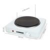 MELISSA Plaque chauffante électrique 1500 W - Ø 18,5 cm Fonte