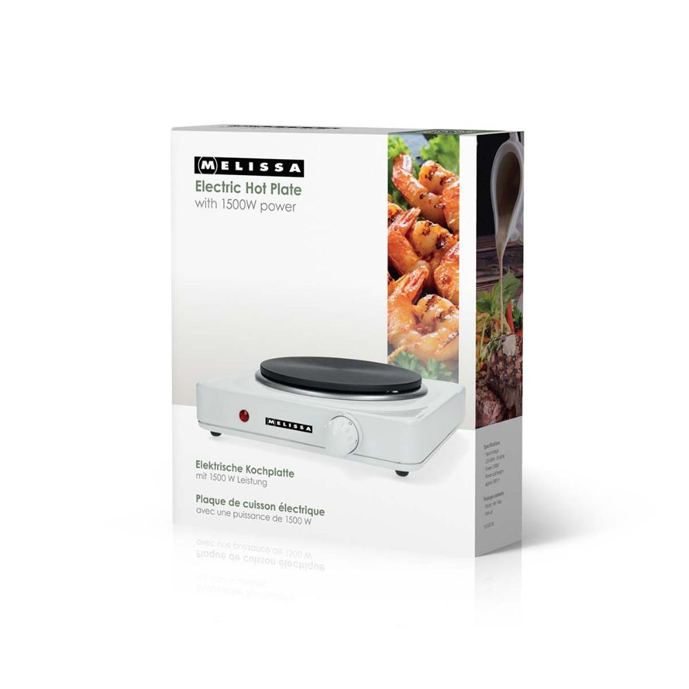 MELISSA Plaque chauffante électrique 1500 W - Ø 18,5 cm Fonte