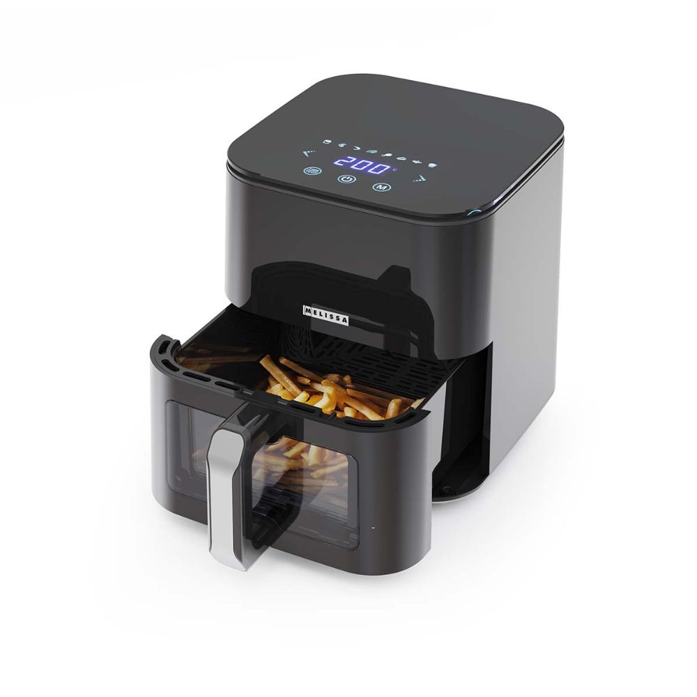 Melissa Air Fryer Numérique XL | 5 L | 8 Programmes | Fenêtre de Visualisation