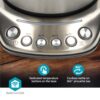NEDIS SmartLife Bouilloire électrique Wi-Fi 2200 W - 1,7 l Acier Inox