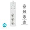 NEDIS SmartLife Multiprise Wi-Fi 3680 W - 3 Prises + 4 USB