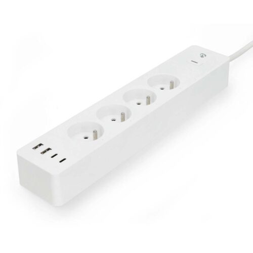 NEDIS SmartLife Multiprise Wi-Fi 3680 W - 4 Prises + 2 USB-A + 2 USB-C